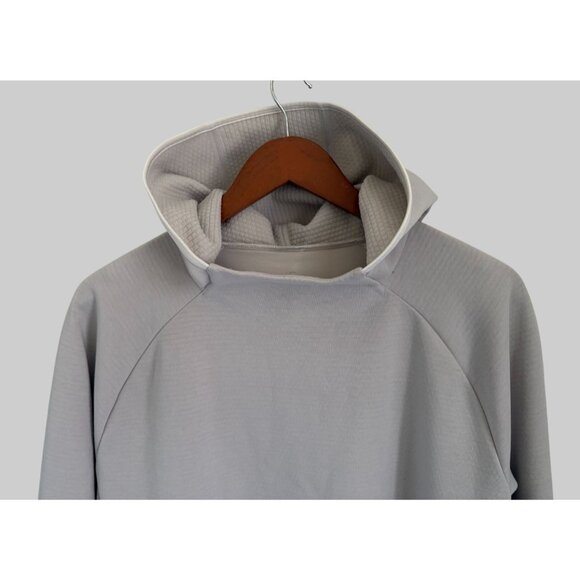 Lululemon GridLiner Fleece Hoodie - Heathered Dove Grey - Picture 3 of 7